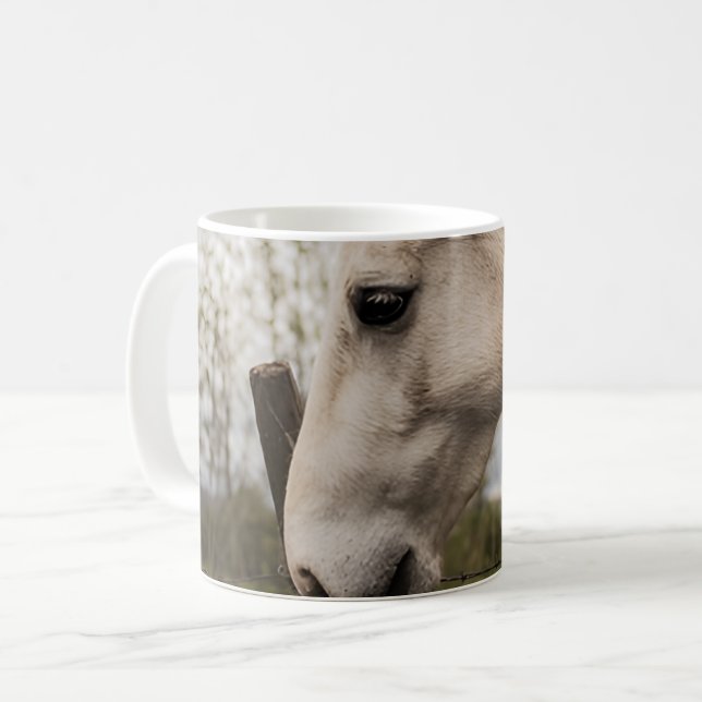 Taza De Café White Horse Meadow (Anverso izquierdo)