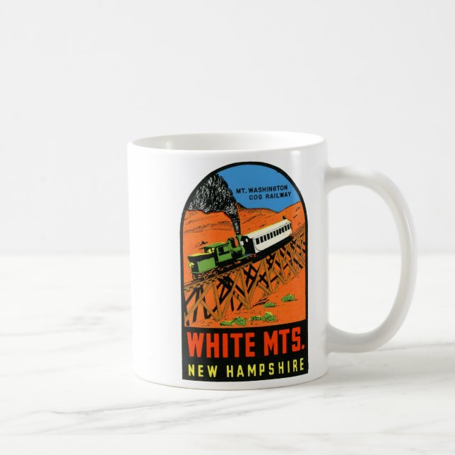 Taza De Café White Mountains New Hampshire  (Derecha)