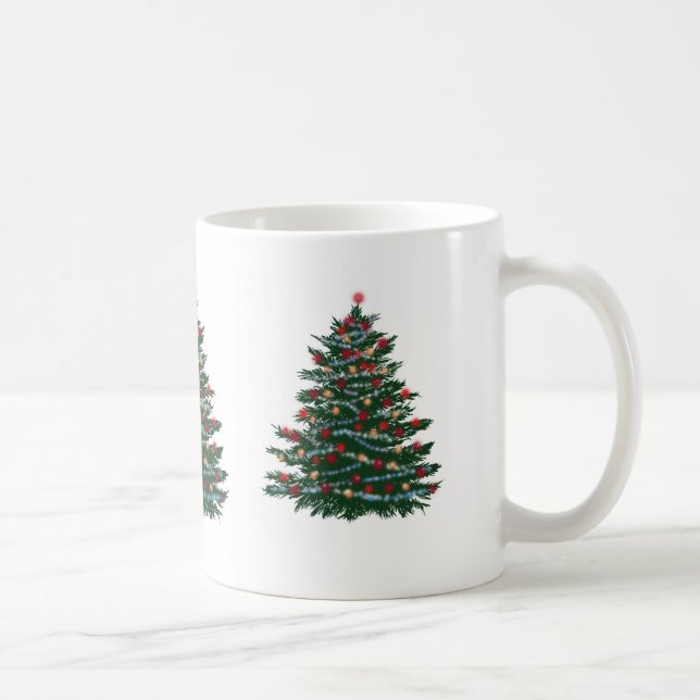Taza De Café White Mug Felices Fiestas Año Nuevo (Derecha)