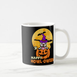 Taza De Café White Pitbull Witch Perg Lover Feliz costo de Hall