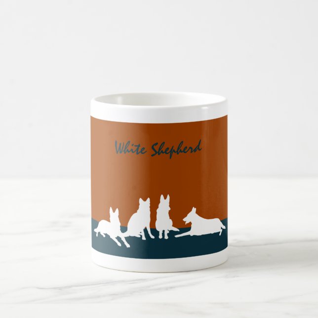 Taza De Café White Shepherd (Centro)