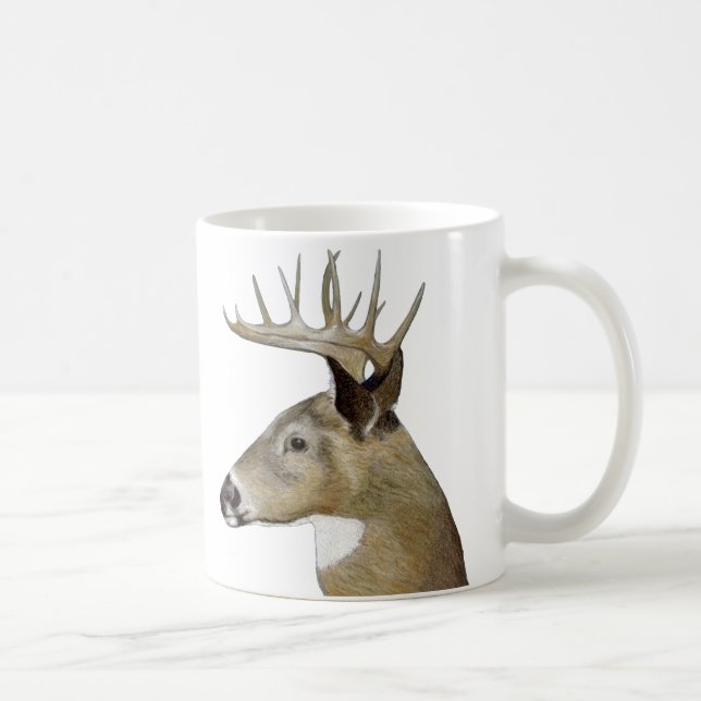 Taza De Café White Tail Buck (Derecha)