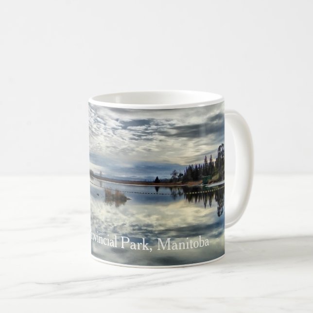 Taza De Café Whiteshell Coffee Mug Reflection Otumn (Anverso derecho)