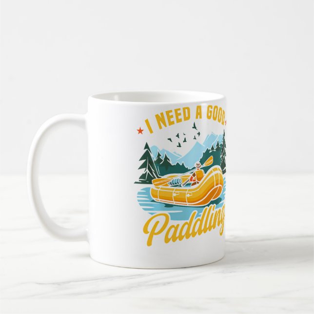 Taza De Café Whitewater Rafting (Izquierda)