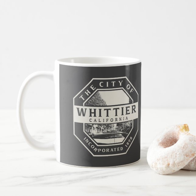 TAZA DE CAFÉ WHITTIER LOS ANGELES CALIFORNIA (Con donut)