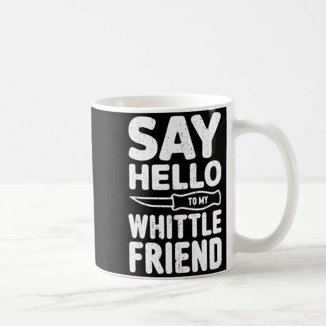 Taza De Café Whittler Wood Carver Whittling  (Derecha)