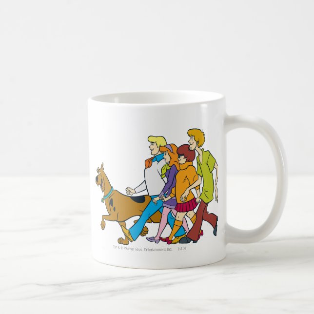Taza De Café Whole Gang 18 Mystery Inc (Derecha)