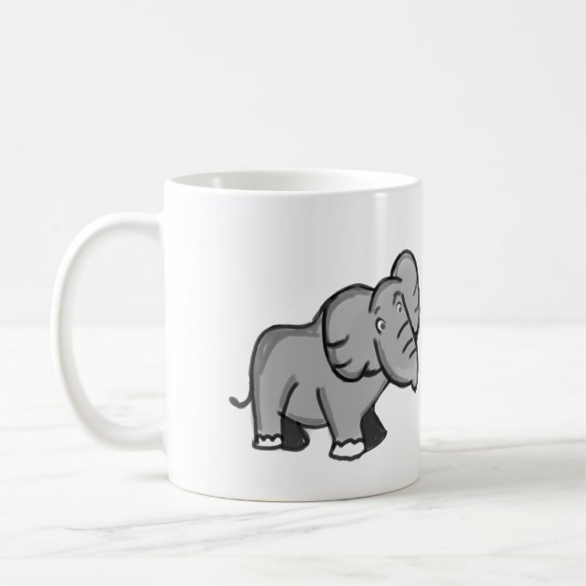 Taza De Café Why Me? Elephant  (Izquierda)