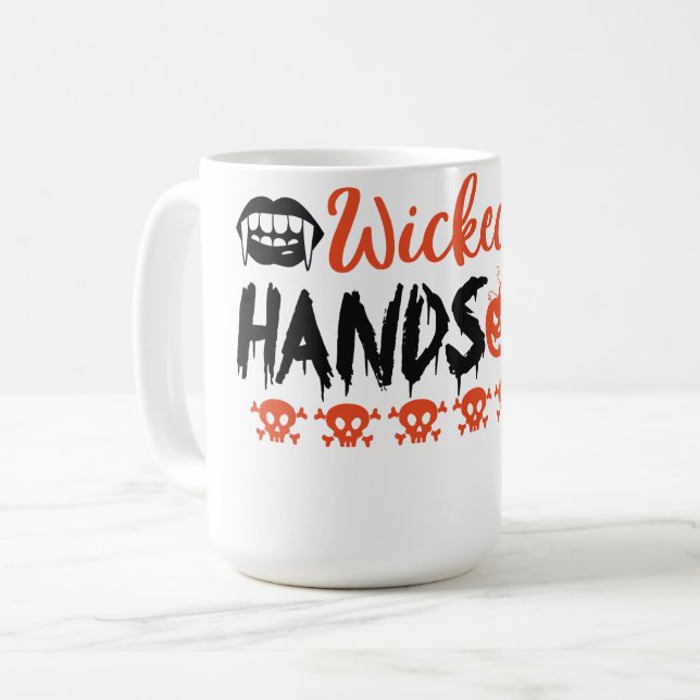 Taza De Café Wickedly Handsome  (Anverso izquierdo)