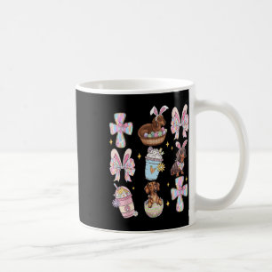 Taza De Café Wiener Dog Dachshund Coquette Bow Christian Doxie