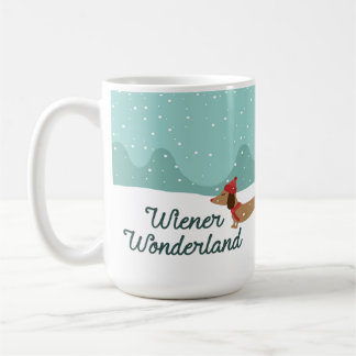 Taza De Café Wiener Wonderland Dachshund Regalo Doxie Dads Moms