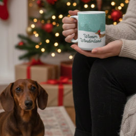 Taza De Café Wiener Wonderland Dachshund Regalo Doxie Dads Moms