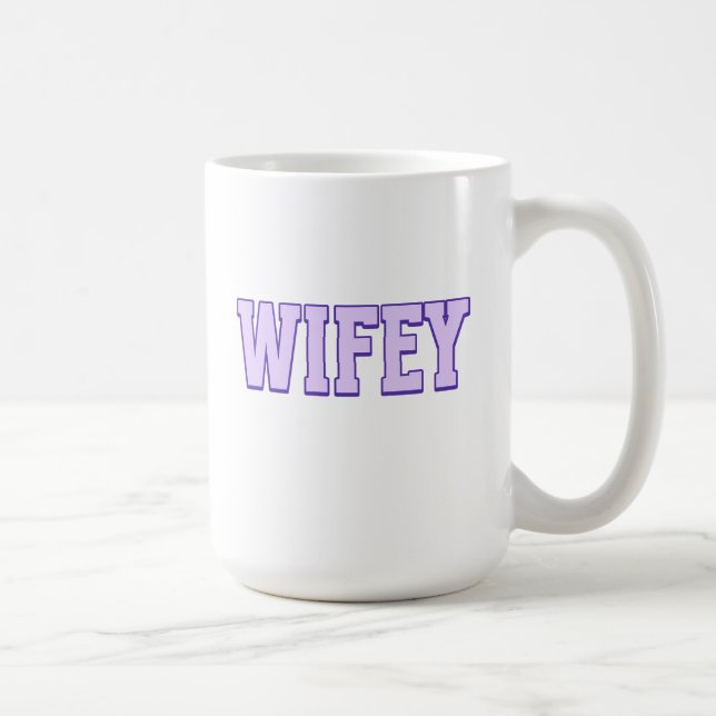 Taza De Café Wifey Coffee Mug (Derecha)