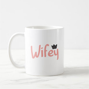 Taza De Café Wifey Crown