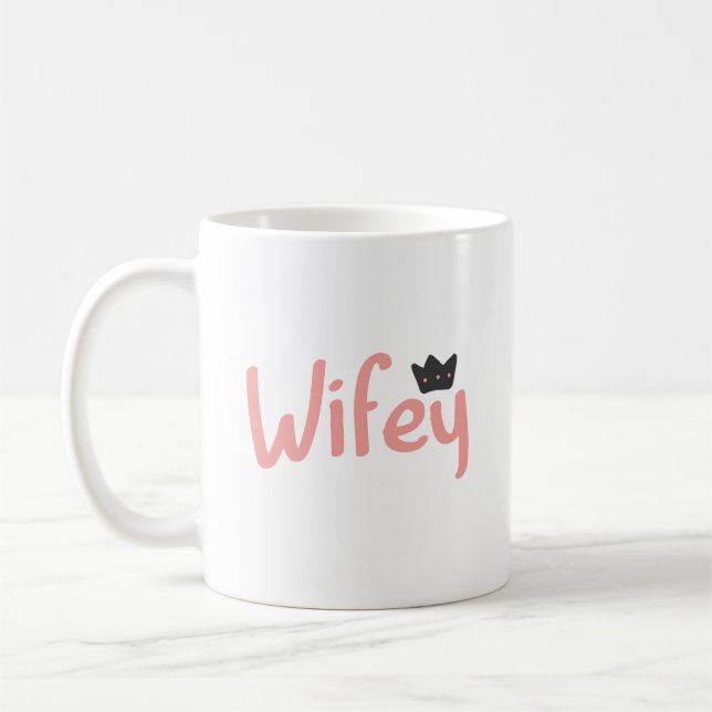 Taza De Café Wifey Crown (Izquierda)