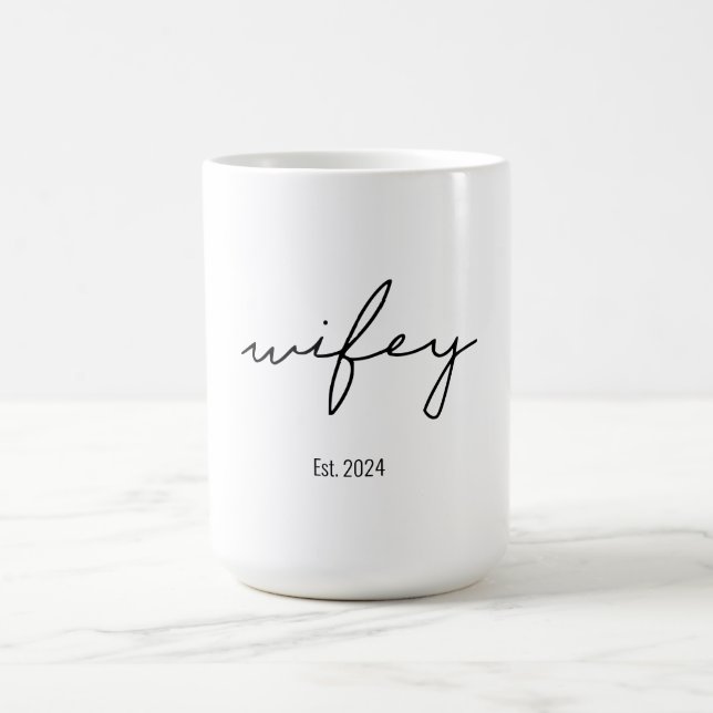 Taza De Café Wifey Cute Script Newown (Centro)