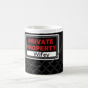 Taza De Café Wifey Único Gracioso De Guay