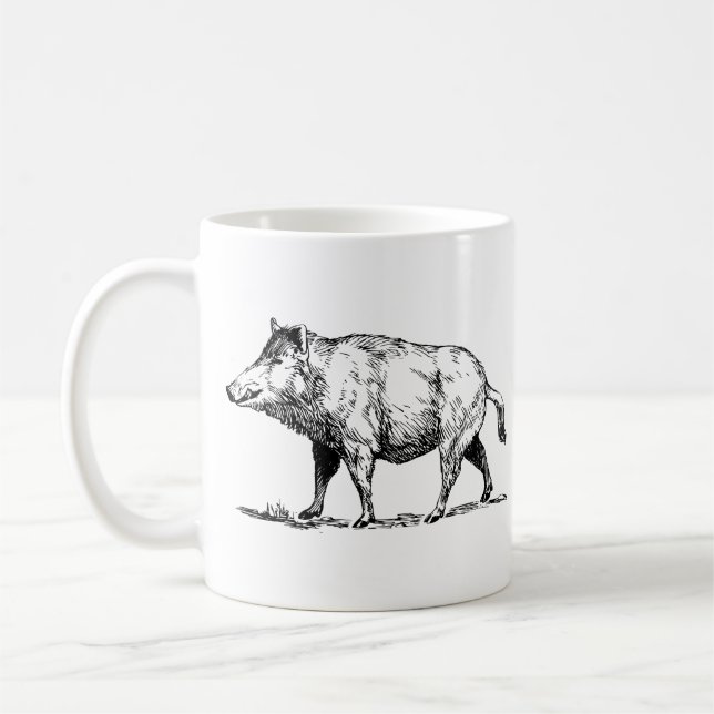 Taza De Café Wild Boar / Wildschwein (Izquierda)