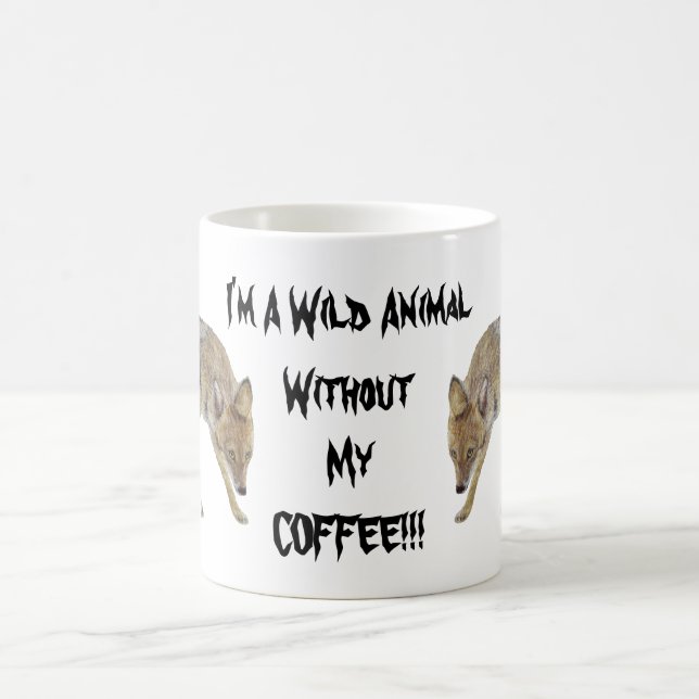 Taza De Café Wild Coyote (Centro)