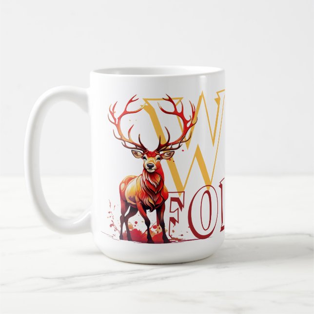 Taza De Café Wild Forever Deer (Izquierda)