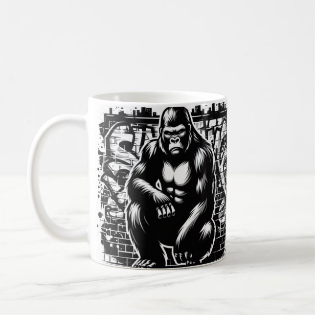 Taza De Café Wild Guay Gorilla Mug (Izquierda)