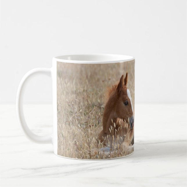 Taza De Café Wild Mustang Foal Coffee Mug (Izquierda)