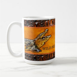 Taza De Café WILD NATURE - Colección de diseño CROCODILE-DILE-D