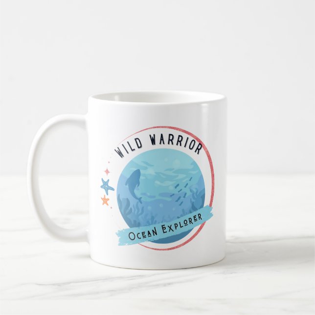Taza De Café Wild Warrior Ocean Explorer (Izquierda)