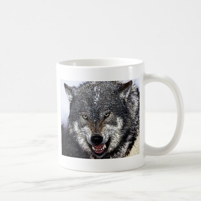 Taza De Café Wild Wolf (Derecha)