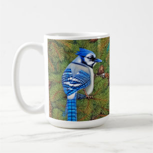 Taza De Café Wilderness Evergreen Blue Jay
