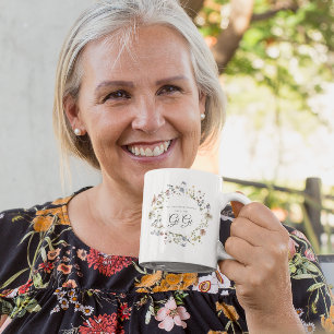 Taza De Café Wildflower Floral Mis personas favoritas me llam
