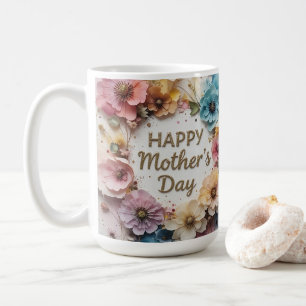 Taza De Café Wildflowers 3D Mother´s Day