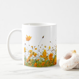Taza De Café Wildflowers Floral, Botanical Garden, Colorful gif