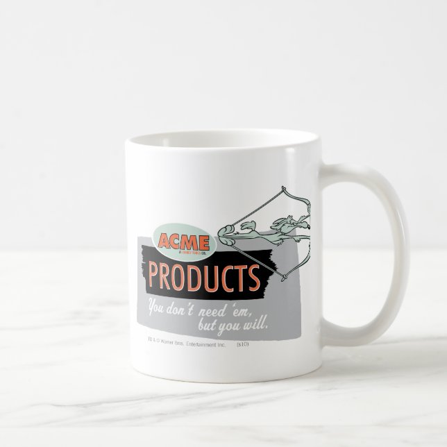 Taza De Café WILE E. COYOTE™ Acme Products 9 (Derecha)