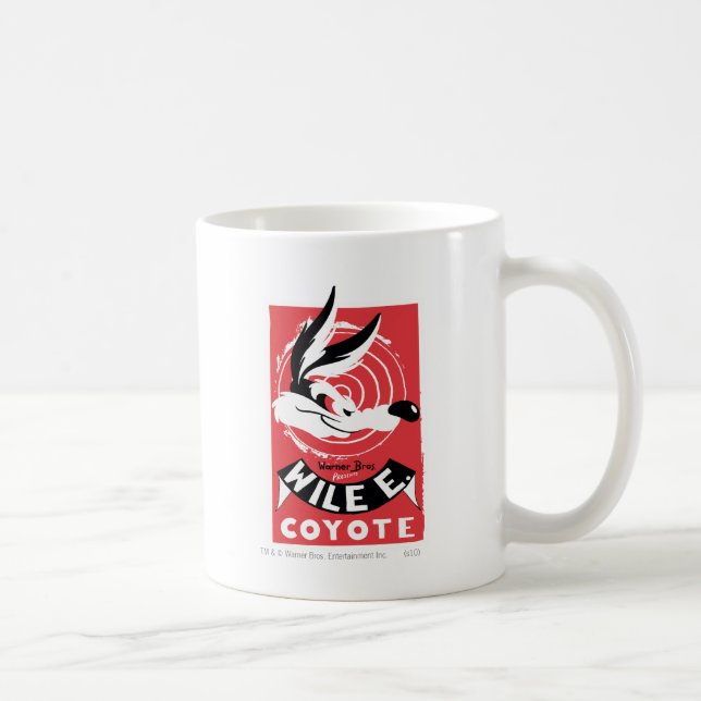 Taza De Café WILE E. COYOTE™ Warner Bros. Presenta poster (Derecha)