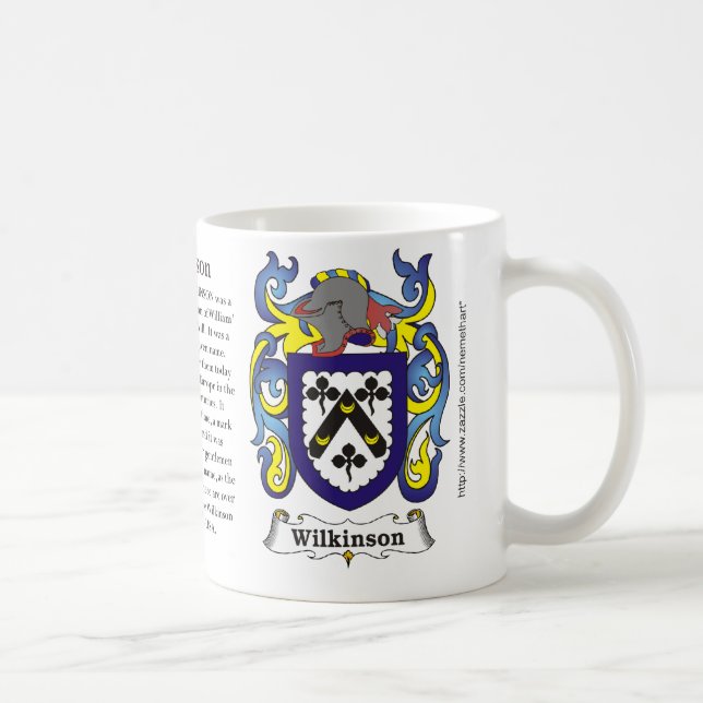 Taza De Café Wilkinson, el origen, significado y el escudo (Derecha)