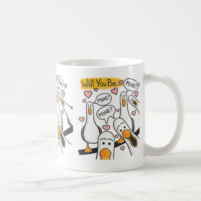 Taza De Café Will You Be Mine? Valentine Mug (Derecha)