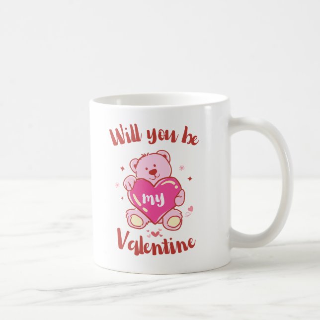 Taza De Café Will you be my valentine (Derecha)