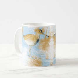 Taza De Café Willet Shorebird Art