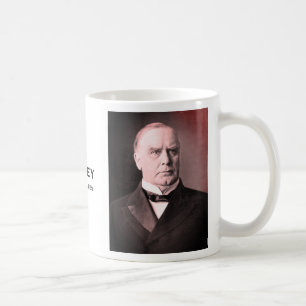 Taza De Café William McKinley, presidente del "Rey Arancelario"