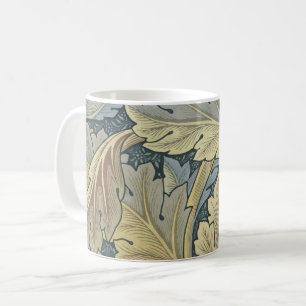 Taza De Café William Morris Acanthus deja el Art Nouveau floral