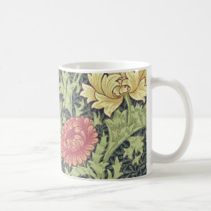 Taza De Café William Morris Chrysanthemum Vintage Floral Art