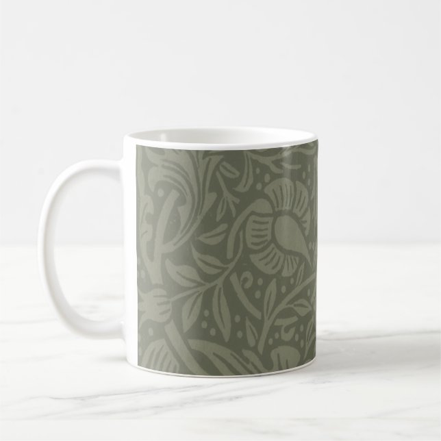 Taza De Café William Morris Daffodil Fondo de pantalla Floral (Izquierda)