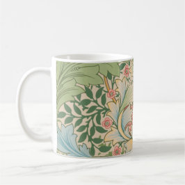 Taza De Café William Morris Flor Floral Botánica Myrtle
