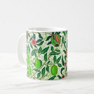 Taza De Café William Morris Fruta Exótica, Lime Green