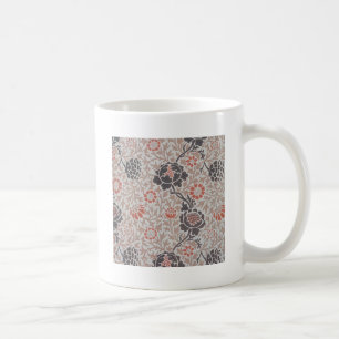 Taza De Café William Morris Grafton Diseño de Arte Botánico