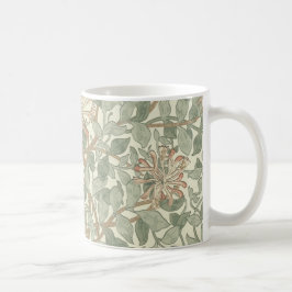 Taza De Café William Morris Honeysuckle Green Floral