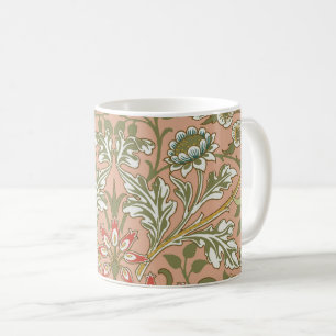 Taza De Café William Morris Hyacinth Flower Rosa Art