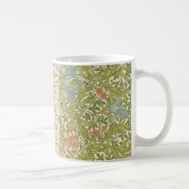 Taza De Café William Morris mezcló diseños (Derecha)