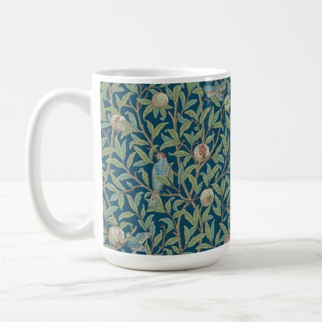 Taza De Café William Morris "Pájaro y Granada"  (Izquierda)